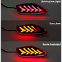  KEEN Car LED For Kia 2019 2020 2021 Seltos KX3 Led Rear Bumper Reflector Light taillight parking brake turn signal