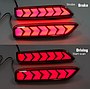  KEEN Rear Bumper Light for Mitsubishi Xpander Cross 2022 Start Scan Taillight Flash Brake Warning Signal Reflector Accessories
