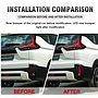  KEEN Rear Bumper Light for Mitsubishi Xpander Cross 2022 Start Scan Taillight Flash Brake Warning Signal Reflector Accessories