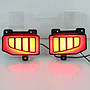  KEEN Auto Tail Lamp for JEEP Gladiator Wrangler Pickup 2019-2022 Rear Bumper Reflector Led Brake Dynamic Turn Signal Lights