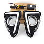  KEEN 12V Car LED DRL for 2014 2015 2016 Toyota RAV4 RAV 4 Daytime Running Light White Fog Lamp Cover With Amber Turn Signal