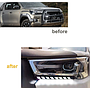  KEEN led DRL Headlight for Toyota Hilux Revo Vigo Rocco 2020-2021 Daytime Running Lights Flow Turn Signal Lamp Foglight