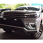  KEEN for 2015 2016 Hilux REVO Car LED DRL 6000K White amber Waterproof 12V DRL led daylight fog light led headlight