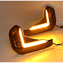   KEEN Car Daytime Running Lamp for Toyota Hilux Revo 2020-2021 Driving Fog Lights LED Head Light