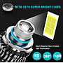  KEEN 9-30V High Power Mini Laser Projector fog light Bulb 9005 9006 H11 H7 led Fog Lamp Canbus with Lens White