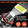  KEEN Mini 9005 9006 HB3 HB4 Laser Projector Fog Light Bulb 30W LED H7 H11 Headlight with Lens 3000LM Spot light Lamp
