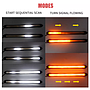   KEEN 12V Universal Car White Scan Flexible Led DRL Headlight Strip Flow Turn Signal Fog Lamp Daytime Running Light Accessories