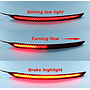  KEEN 12V Car led Rear Bumper Light for VW Volkswagen Bora 2021 Tail Light with Turn Signal Brake Parking Reflector Lamp