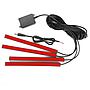 KEEN  New 36/48/72 leds Car Foot Ambient Light App RF Control RGB Auto Interior Decorative Atmosphere Lights 4pcs/set 