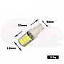  KEEN 12v led Car interior light Bulb W5W 194 168 Silica Gel T10 5630 6smd W5W Silicone Side Lamp Width License Plate Bulbs