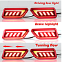  KEEN LED Tail Light for Toyota Ativa Alra Bezza 2020 2021 2022 Rear Bumper Reflector Light Brake Dynamic Turn Signal lamp