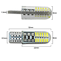    KEEN 12V T10 LED Park Lamps Auto Silicone W5W 3014 24smd Width Clearance Lights Interior Reading Light
