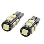 KEEN Car LED Light Bulb T10 LED 5050 9SMD Canbus W5W Clearance Width License Plate Lamp Interior Reading Lights