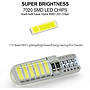  KEEN Silicone T10 Bulb 7020 12SMD 12V Clearance Wedge Lamp Auto Interior Reading Map Light Trunk LED W5W