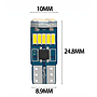  KEEN LED Bulb T10 4014 15smd Canbus Car Width Clearance Lamp Interior Dome Map Lights Side Maker License Plate Lights W5W 12V