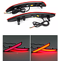  KEEN Car LED Rear Bumper Reflectors for Mazda 3 AXELA Sedan 2019-2021 Tail Lamp Flowing Turn Signal Light Warning Brake lights
