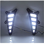 KEEN 12V LED DRL Daytime Running Lamp for 2017-2018 Toyota CHR with Turn Signal Lights C-HR Fog Light