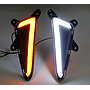  KEEN 12V Car LED Daylight for 2017-2018 Toyota CHR LED DRL Yellow Turning Fog Light Cover Lamp Headlight