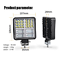 KEEN 177W Square Led Work Light For Truck SUV 4WD 4x4 Boat ATV Jeep Car Tractor Flash Spotlight DRL Headlight