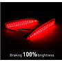 KEEN Hot Sale 12V Rear Bumper Reflectors Light for Mazda 3/5/6 Atenza 2014 2015 2016 Tail Light Brake Parking Signal Lights