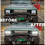  KEEN Led 7 inch LED Headlight for JEEP Wrangler 4x4 Truck OffRoad High low Beam Work Light White 6000K Headlamp