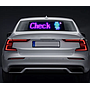 KEEN New App Control Rear Windshield Rhythm Lights DIY Text Decorative Panel Car Interior USB Rear Window Atmosphere Light