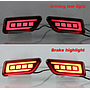 KEEN Rear Bumper Light for Toyota Bezza Ativa Alra Perodua 2020-2022 Taillights Flow Turn Signal Brake Warning Reflector Lamp