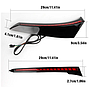 KEEN New Rear Bumper Reflector Light for Toyota Land Cruiser 2022 Start-scan Taillight with Flow Turn Signal Brake Parking Lamp