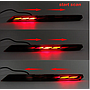  KEEN New Rear Bumper Reflector Light for Toyota Land Cruiser 2022 Start-scan Taillight with Flow Turn Signal Brake Parking Lamp