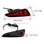 KEEN Hot Sale led Tail Light for Toyota CHR C-HR 2018-2020 Rear Bumper Fog Light Brake Parking Reflectors Lamp