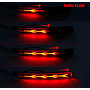 KEEN New led Rear Bumper Reflectors Light for 2019-2020 Toyota Corolla Tail Lamp with Turn Signal Brake Lights