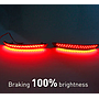 KEEN High Quality Rear Bumper Reflectors led for 2016 Toyota Innova Brake Parking Signal Lamp Tail Lights