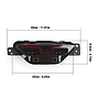  KEEN LED Bumper Light for Toyota CHR 2018 2019 2020 Car Tail led Parking Brake Reverse Lamp Rear Driving Fog light