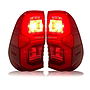 KEEN DC9-14 Taillight for Toyota Hilux 2020 2021 LED Tail Lamp Assembly with DRL Flow Turn Signal Brake Light