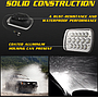 KEEN 7 Inch Square 45W LED Headlight for Jeep Wrangler Hi/low Beam Offroad Truck Car SUV ATV Work Lights 12-60V