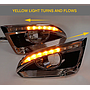 KEEN 12V Daytime Running Light for Chevrolet Captiva 2015-2017 Start-scan LED DRL Driving Fog Lamp with Yellow Flow Turning