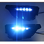   KEEN LED DRL For CRV 2021 With Turning Signal Light Fog Lamp three functions With Yellow/Blue Light Daytime Running Light