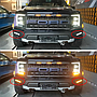 KEEN Daytime Running Light for Ford F150 Raptor 2022  Led DRL Start-scan Car Fog Lamp with Dynamic Turn Signal Auto Head Lights