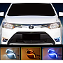 KEEN led DRL Daytime Running Light for Toyota Vios 2014-2016 Driving Fog Lights with Turn Signal Head Lamp