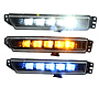  KEEN Car Led DRL for Honda HR-V HRV Vezel 2022 2023 Daytime Running Light Flow Turn Signal Fog Lamp Cover Lamp Car Head Lights