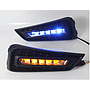    KEEN High Quality LED Daytime Running Light for Honda City 2015-2018 Flow LED DRL Driving Fog Light Cover LED Turning