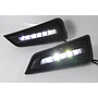    KEEN High Quality LED Daytime Running Light for Honda City 2015-2018 Flow LED DRL Driving Fog Light Cover LED Turning