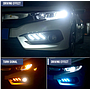 KEEN High Quality 12V LED DRL For Honda Civic 2016-2018 White Blue Amber Daytime Running Light Fog Lamp