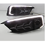  KEEN Car Led DRL for Honda Civic 2019 2020 Daytime Running Lamp with Amber Turn Signal Auto Driving Fog Lights