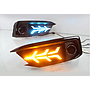  KEEN 12V Daytime Running Light for 2019-2020 Honda Civic LED DRL Sequential Turning Light Fog Lamp Cover