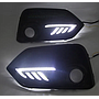 KEEN Auto Body Parts LED DRL Daytime Running Light With Fog lamp For Civic 2019 With Yellow Light