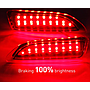  KEEN 12V Rear Reflectors led for Toyota Corolla 2011-2013 LED Brake Parking Signal Tail Light