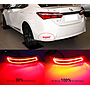 KEEN For DC12V Auto Parts Rear Bumper Reflector Light For 2014-2016 Toyota Corolla Axio Tail Lamp Car LED Brake Turn Signal Lights