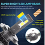 KEEN H4 LED Headlight 30000LM 3570 CSP Chip LED D3 Headlights H7 H1 H11 H8 H9 9005 9006 HB3 HB4 Car 6000k Headlamp Bulb 8-80V