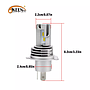 EEN DC12V -24V Car Led Light M3 Hi/lo beam H4 LED Bulbs 50W 6000K White H1 H3 9005 9006 H11 H12 H7 LED Headlight Bulbs